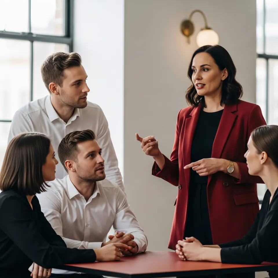 Homem coach português motivado