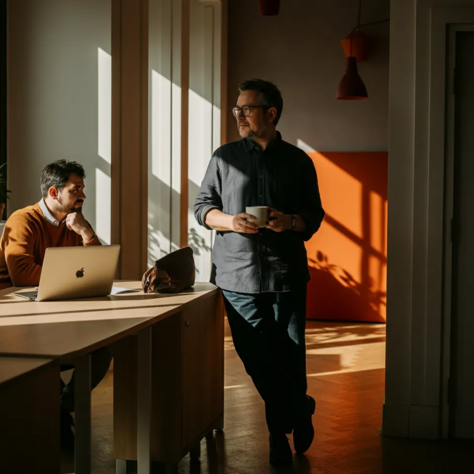 Homem conselheiro comportamental