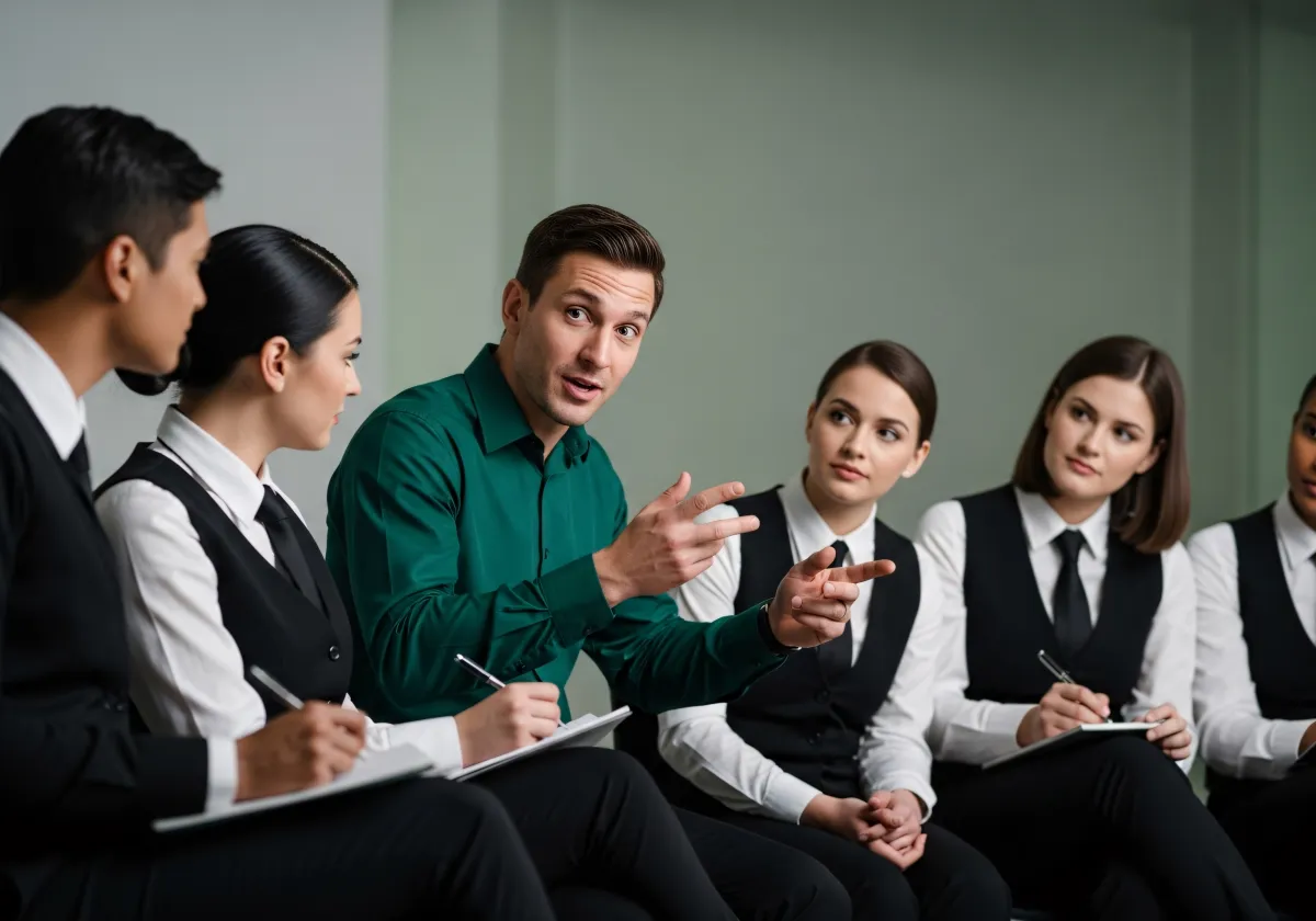 Sessão de coaching motivação