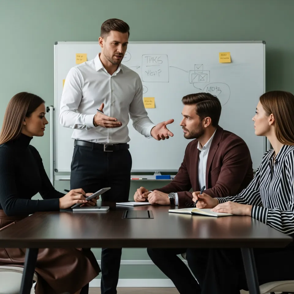 Profissional mente focada motivada